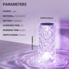 Image of Armix Crystal Rose LED Table Lamp