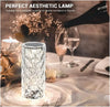 Image of Armix Crystal Rose LED Table Lamp