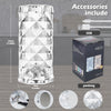 Image of Armix Crystal Rose LED Table Lamp