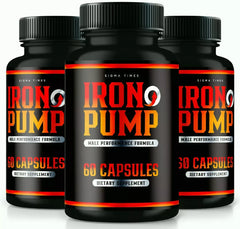 (3 Pack) Iron Pump Supplement 180 Capsules